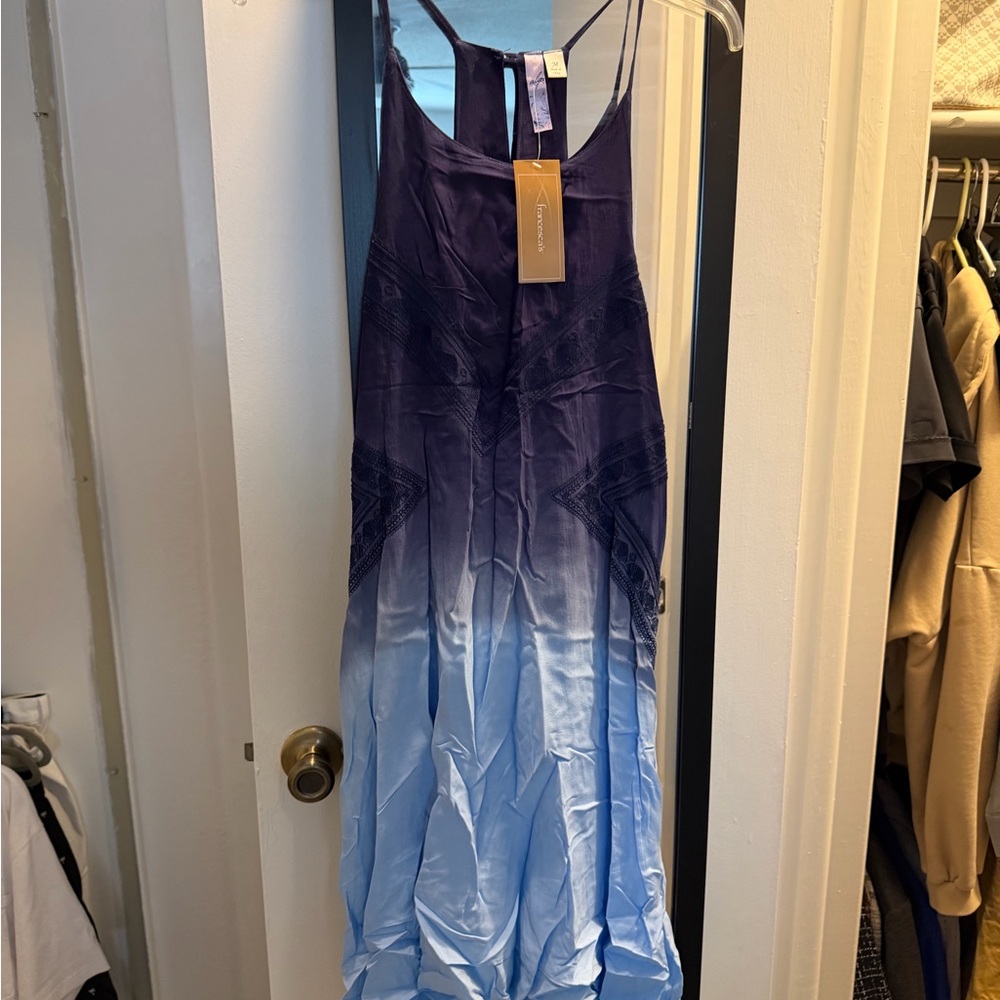 Francesca’s Blue Ombre Maxi Dress